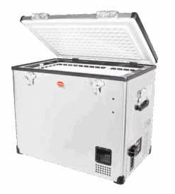 SnoMaster Classic Series CL80 Stainless Steel AC/DC Fridge/Freezer