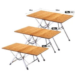 AL Bamboo One Action Table (L) -Outdoor Off Road Gear Shop Bamboo One Action Table Sizes