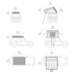 IKamper Skycamp 3.0 -Outdoor Off Road Gear Shop SkycampDiagram