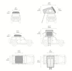 IKamper Skycamp Mini 3.0 -Outdoor Off Road Gear Shop SkycampMiniDiagram