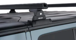 Rhino Rack Jeep JKU Heavy Duty RLT600 Black 3 Bar Backbone 2007 - 2018 -Outdoor Off Road Gear Shop Wrangler JK 3br RB1500B RLT600 RJKB1 02