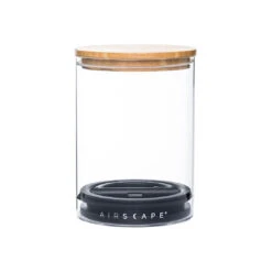 Airscape Glass With Bamboo Lid - Medium 7"