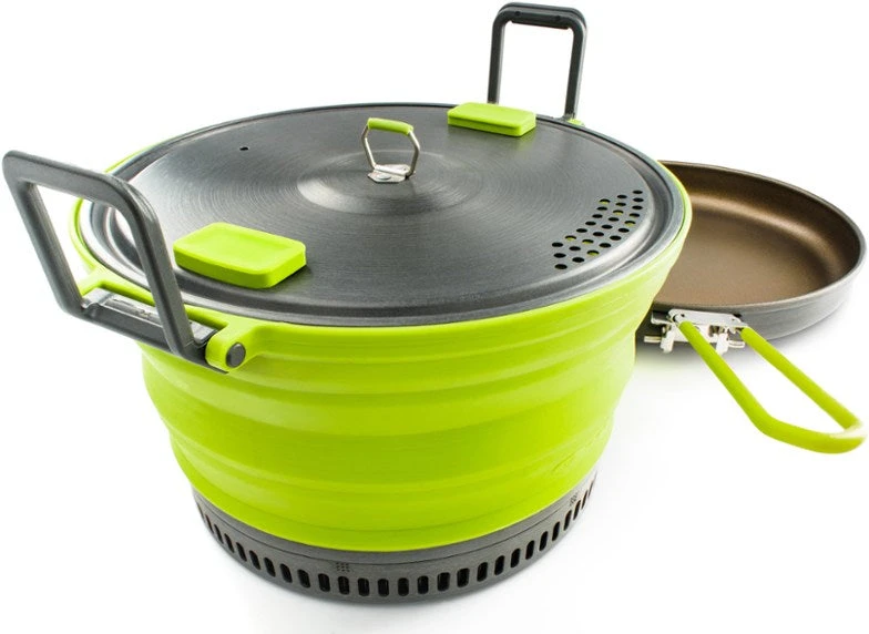GSI Outdoors Escape HS 3 Liter Pot + Frypan 3 GSI Outdoors Escape HS 3 Liter Pot + Frypan