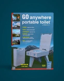 Clean Waste GO Anywhere Portable Toilet -Outdoor Off Road Gear Shop go4