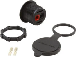 Powerwerx PanelPole1, Single Panel Mount Housing -Outdoor Off Road Gear Shop powerwerx panelpole1 panel mount housing for a single powerpole connector with a weather tight cover 0393 580