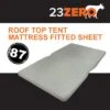 23Zero Roof Top Tent Mattress Fitted Sheet 87" -Outdoor Off Road Gear Shop sheets 87